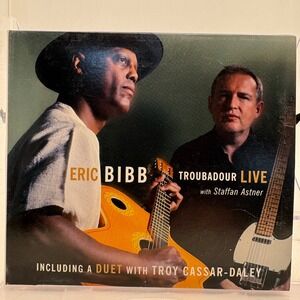 Eric Bibb Troubadour Live CD with Staffan‎ Astner Troy Cassar-Daley Telarc 2011